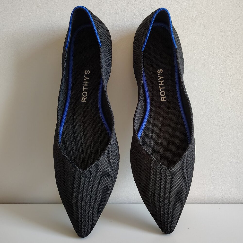 Rothy’s Point - Black - Women’s size 11 - NWOB
